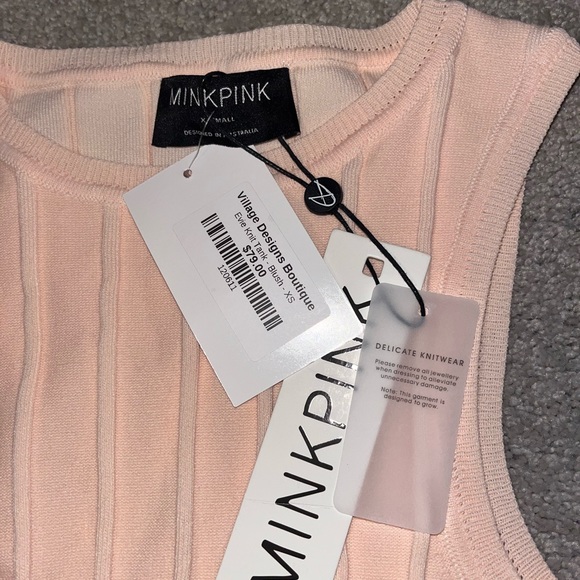 Mink pink evil knit tank NWT - Picture 4 of 5